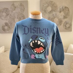 NEW! Disneyland Stitch Roar Kids' Sweatshirt - [XS in Blue]